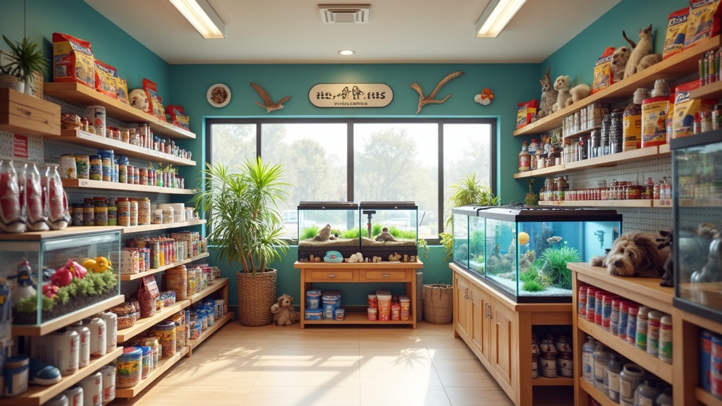 Pet Supplies Plus storefront with pet products visible inside